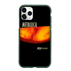 Чехол iPhone 11 Pro матовый Metallica ReLoad, цвет: 3D-темно-зеленый