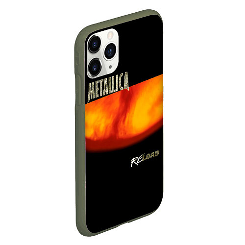 Чехол iPhone 11 Pro матовый Metallica ReLoad / 3D-Темно-зеленый – фото 2