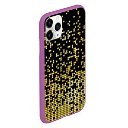 Чехол iPhone 11 Pro матовый Fashion Pattern 2028, цвет: 3D-фиолетовый — фото 2