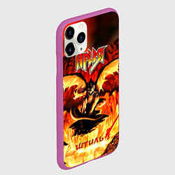 Чехол iPhone 11 Pro матовый Штиль - Ария, цвет: 3D-фиолетовый — фото 2