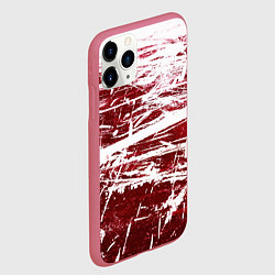 Чехол iPhone 11 Pro матовый CRAZY RED, цвет: 3D-малиновый — фото 2