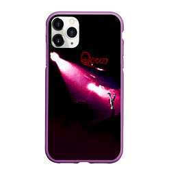 Чехол iPhone 11 Pro матовый Queen I, цвет: 3D-фиолетовый