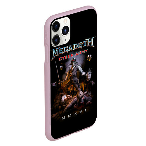 Чехол iPhone 11 Pro матовый Cyber Army / 3D-Розовый – фото 2