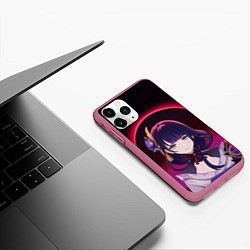 Чехол iPhone 11 Pro матовый СЁГУН РАЙДЕН БААЛ, цвет: 3D-малиновый — фото 2