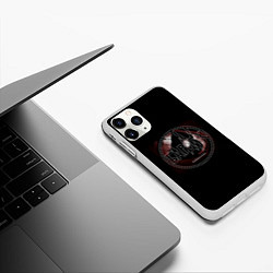 Чехол iPhone 11 Pro матовый Бардак -Я не боюсь сказать, цвет: 3D-белый — фото 2
