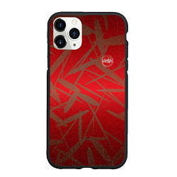 Чехол iPhone 11 Pro матовый Бардак Red-Gold Theme, цвет: 3D-черный