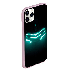 Чехол iPhone 11 Pro матовый DEAD SPACE ШЛЕМ АЙЗЕКА, цвет: 3D-розовый — фото 2