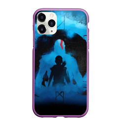 Чехол iPhone 11 Pro матовый БОГ ВОЙНЫ РАГНАРЁК GOD OF WAR