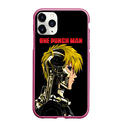 Чехол iPhone 11 Pro матовый Кибернетическое тело Геноса One Punch-Man