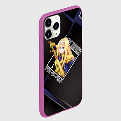 Чехол iPhone 11 Pro матовый Мастера меча онлайн, Алиса Цуберг, цвет: 3D-фиолетовый — фото 2