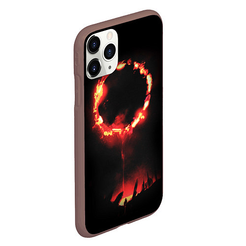 Чехол iPhone 11 Pro матовый DARK SOULS PRAISE THE SUN / 3D-Коричневый – фото 2