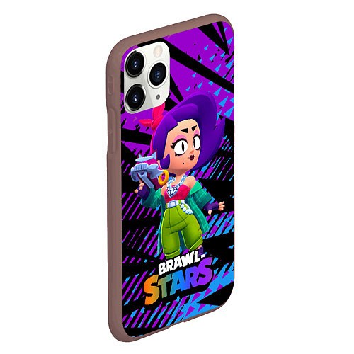 Чехол iPhone 11 Pro матовый Лола Brawl stars Игра / 3D-Коричневый – фото 2