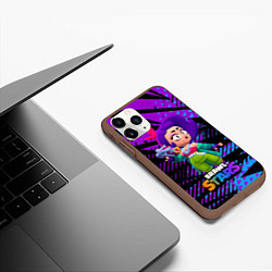 Чехол iPhone 11 Pro матовый Лола Brawl stars Игра, цвет: 3D-коричневый — фото 2