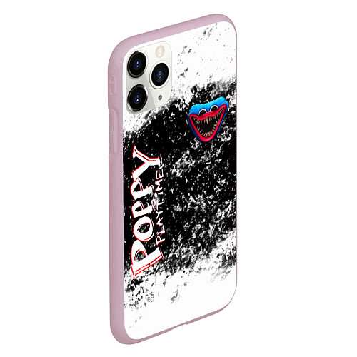 Чехол iPhone 11 Pro матовый Poppy Playtime Гранж / 3D-Розовый – фото 2