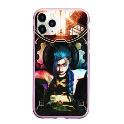 Чехол iPhone 11 Pro матовый ARCANE JINX ОБЛОЖКА LEAGUE OF LEGENDS