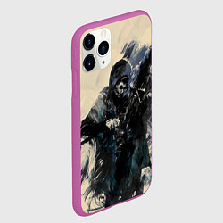 Чехол iPhone 11 Pro матовый Корво Аттано, цвет: 3D-фиолетовый — фото 2