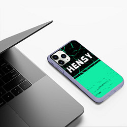 Чехол iPhone 11 Pro матовый Hensy - Краска, цвет: 3D-светло-сиреневый — фото 2