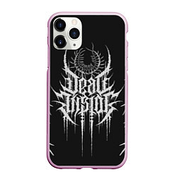 Чехол iPhone 11 Pro матовый Dead Inside Мрак, цвет: 3D-розовый