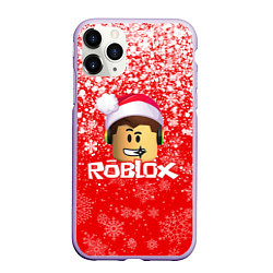 Чехол iPhone 11 Pro матовый ROBLOX НОВОГОДНИЙ SMILE 2022