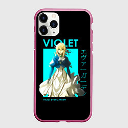 Чехол iPhone 11 Pro матовый VIOLET - Violet Evergarden, цвет: 3D-малиновый
