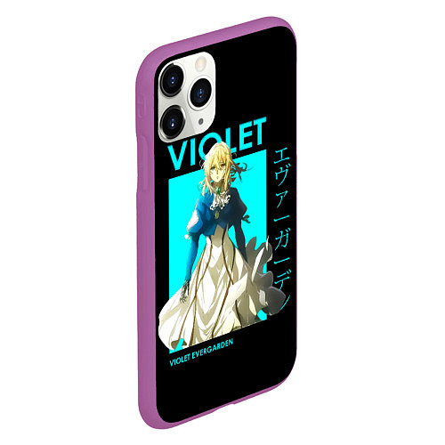 Чехол iPhone 11 Pro матовый VIOLET - Violet Evergarden / 3D-Фиолетовый – фото 2