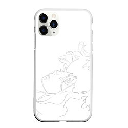 Чехол iPhone 11 Pro матовый Аматэрасу, цвет: 3D-белый