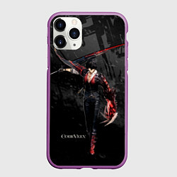Чехол iPhone 11 Pro матовый Луи Амамия Code Vein, цвет: 3D-фиолетовый