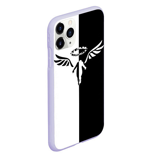 Чехол iPhone 11 Pro матовый WALHALLA TEAM BLACK WHITE STYLE TOKYO REVENGERS / 3D-Светло-сиреневый – фото 2