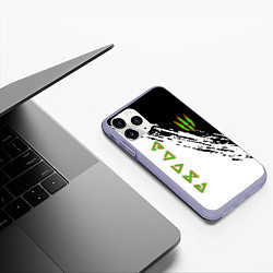 Чехол iPhone 11 Pro матовый The Witcher ведьмак, цвет: 3D-светло-сиреневый — фото 2