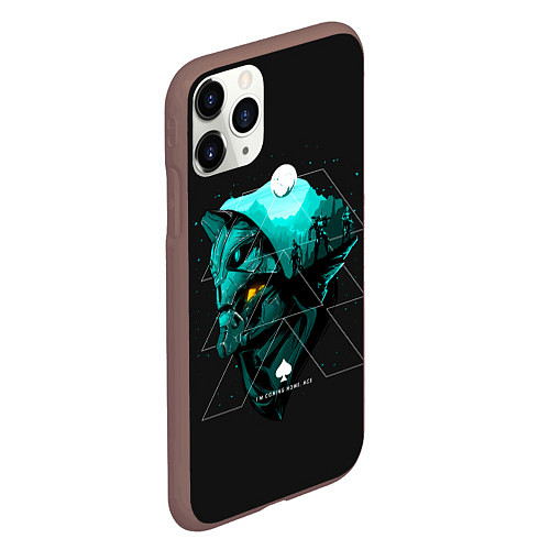 Чехол iPhone 11 Pro матовый Cayde-6 art / 3D-Коричневый – фото 2