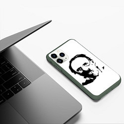 Чехол iPhone 11 Pro матовый Hannibal Ганнибал, цвет: 3D-темно-зеленый — фото 2