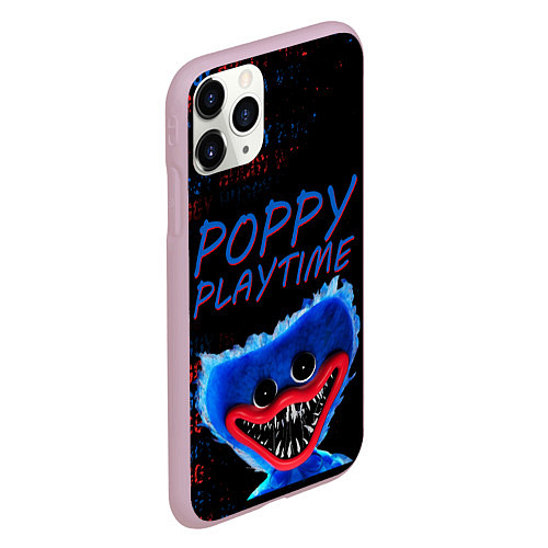 Чехол iPhone 11 Pro матовый Хагги ВАГГИ Poppy Playtime / 3D-Розовый – фото 2
