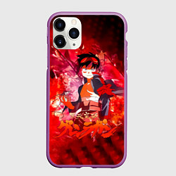 Чехол iPhone 11 Pro матовый Симон - Гуррен-Лаганн, цвет: 3D-фиолетовый