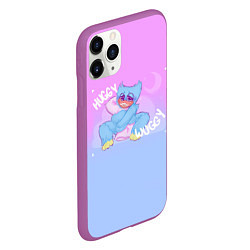 Чехол iPhone 11 Pro матовый POPPY PLAYTIME - ХАГГИ ВАГГИ С ПОДУШКОЙ, цвет: 3D-фиолетовый — фото 2