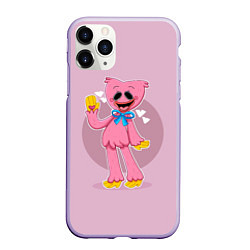 Чехол iPhone 11 Pro матовый KISSY MISSY POPPY PLAYTIME ПОППИ ПЛЕЙТАЙМ КИССИ МИ, цвет: 3D-светло-сиреневый