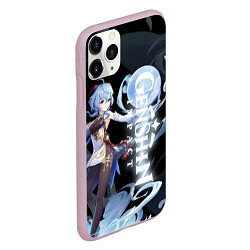Чехол iPhone 11 Pro матовый УЛЬТА ГАНЬ ЮЙ GENSHIN IMPACT, цвет: 3D-розовый — фото 2