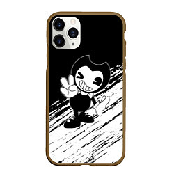 Чехол iPhone 11 Pro матовый Bendy and the ink machine - Bendy