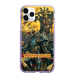 Чехол iPhone 11 Pro матовый Warhammer old battle, цвет: 3D-светло-сиреневый