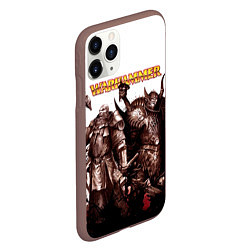Чехол iPhone 11 Pro матовый Вархаммер ART, цвет: 3D-коричневый — фото 2