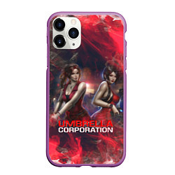 Чехол iPhone 11 Pro матовый UMBRELLA CORP АМБРЕЛЛА КОРП RESIDENT EVIL