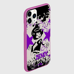 Чехол iPhone 11 Pro матовый Ангел Алиса, цвет: 3D-фиолетовый — фото 2