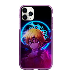 Чехол iPhone 11 Pro матовый MELIODAS 7 DAEDLY SINS МЕЛИОДАС, цвет: 3D-фиолетовый