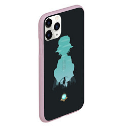Чехол iPhone 11 Pro матовый SUCROSE САХАРОЗА ГЕНШИН ИМПАКТ, цвет: 3D-розовый — фото 2
