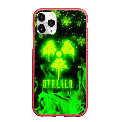 Чехол iPhone 11 Pro матовый НОВЫЙ ГОД В СТАЛКЕР ОГОНЬ 2022 STALKER NUCLEAR WIN, цвет: 3D-красный