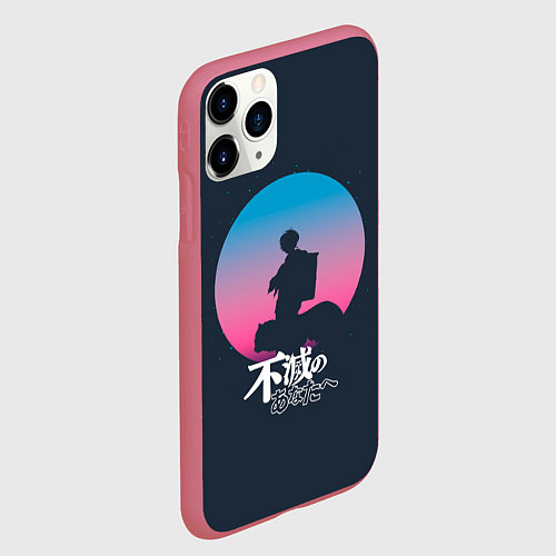 Чехол iPhone 11 Pro матовый To your Eternity Art / 3D-Малиновый – фото 2