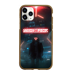 Чехол iPhone 11 Pro матовый Smash Into Pieces Big Bang Neon man