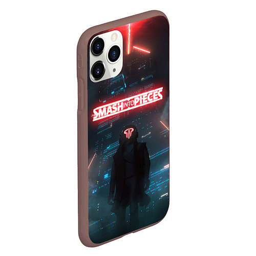 Чехол iPhone 11 Pro матовый Smash Into Pieces Big Bang Neon man / 3D-Коричневый – фото 2