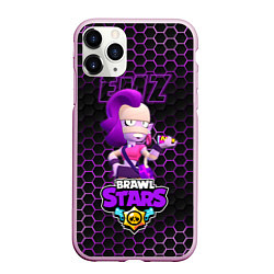 Чехол iPhone 11 Pro матовый Эмз BRAWL STARS соты