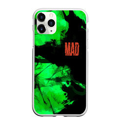 Чехол iPhone 11 Pro матовый Mad 2077, цвет: 3D-белый