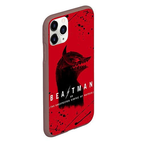 Чехол iPhone 11 Pro матовый BEASTMAN BERSERK БЕРСЕРК, ПРОКЛЯТИЕ / 3D-Коричневый – фото 2